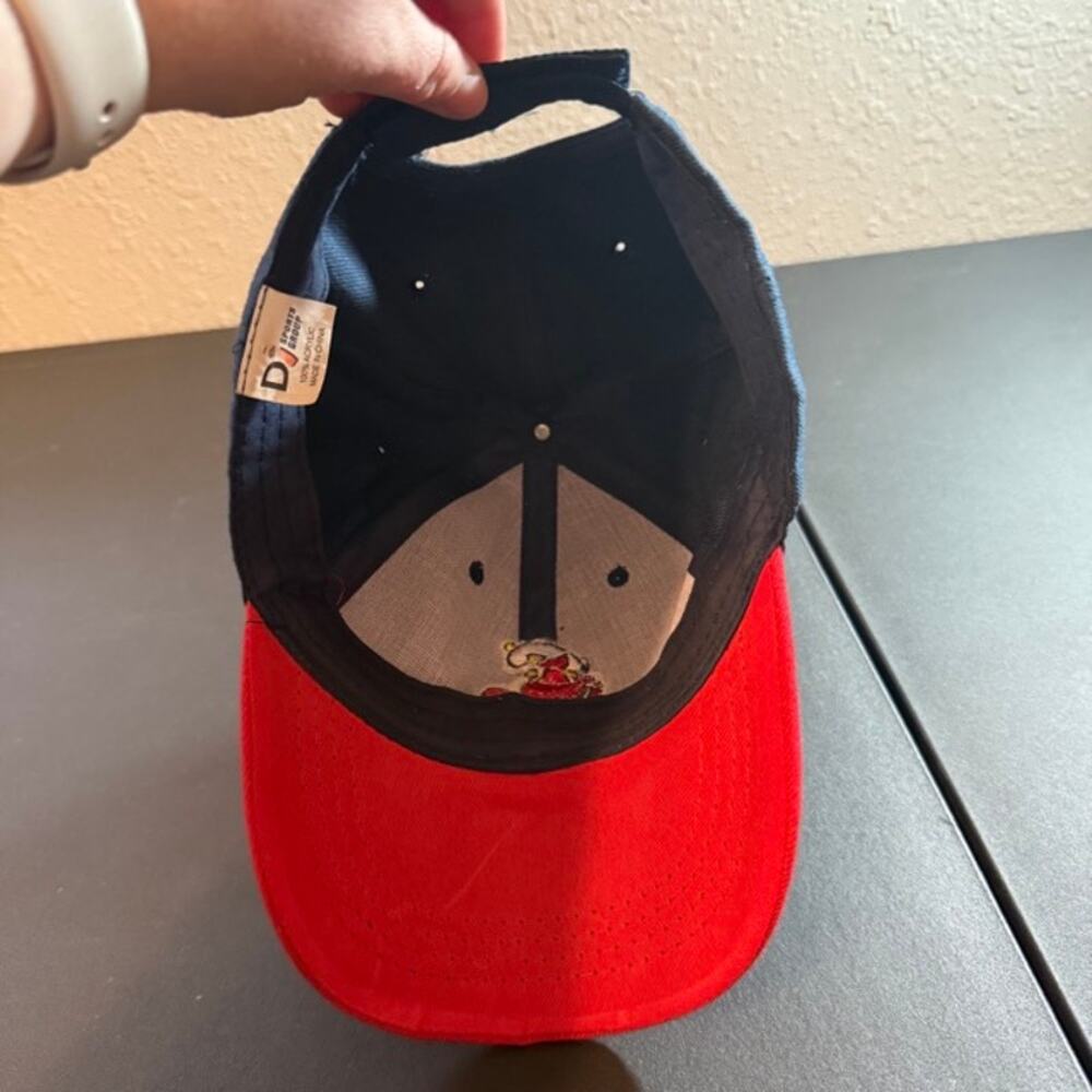 Navy Red Cardinals C Baseball Hat Adjustable DIS Sports Acrylic Embroidered - Picture 3 of 5
